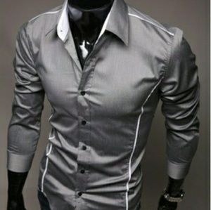 Mens fitted casual/dress shirt